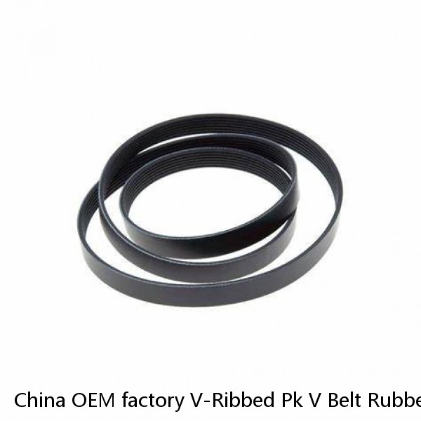 China OEM factory V-Ribbed Pk V Belt Rubber Belt Transmission Belt