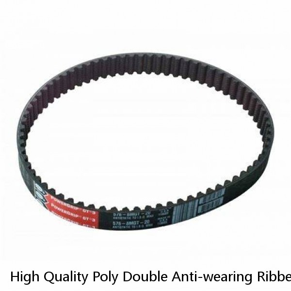 High Quality Poly Double Anti-wearing Ribbed Sanlux Rubber V Belt Traction Gates Pk Belts #1 small image