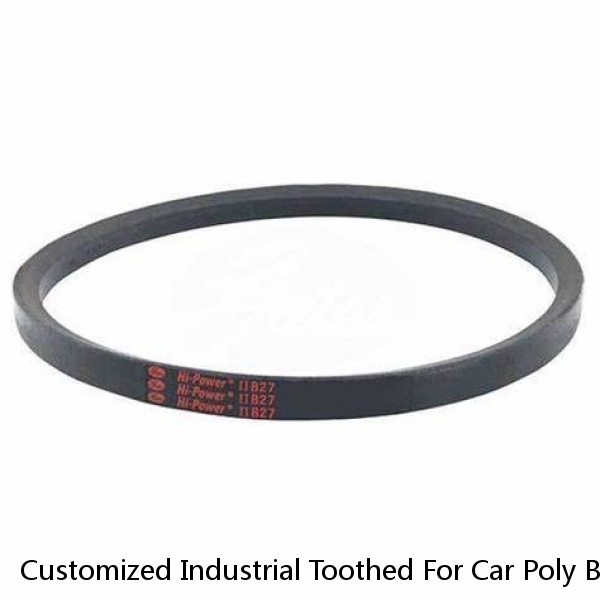 Customized Industrial Toothed For Car Poly Bando Timing V Belt Fan Belt #1 small image