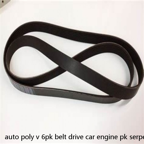 auto poly v 6pk belt drive car engine pk serpentine automotive design epdm ribbed v-belt for toyota #1 small image