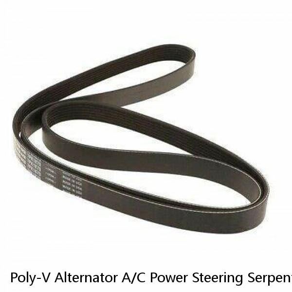 Poly-V Alternator A/C Power Steering Serpentine 4pk Belt